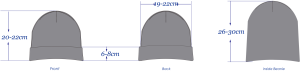 Beanie sizing chart