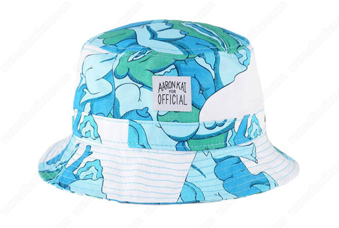 printed bucket hats for women