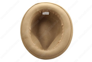 100% wool wide brim fedora hat