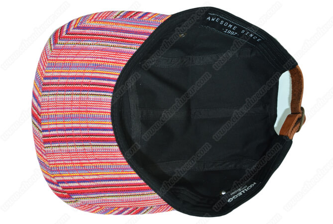 gaucho pattern 5 panel cap