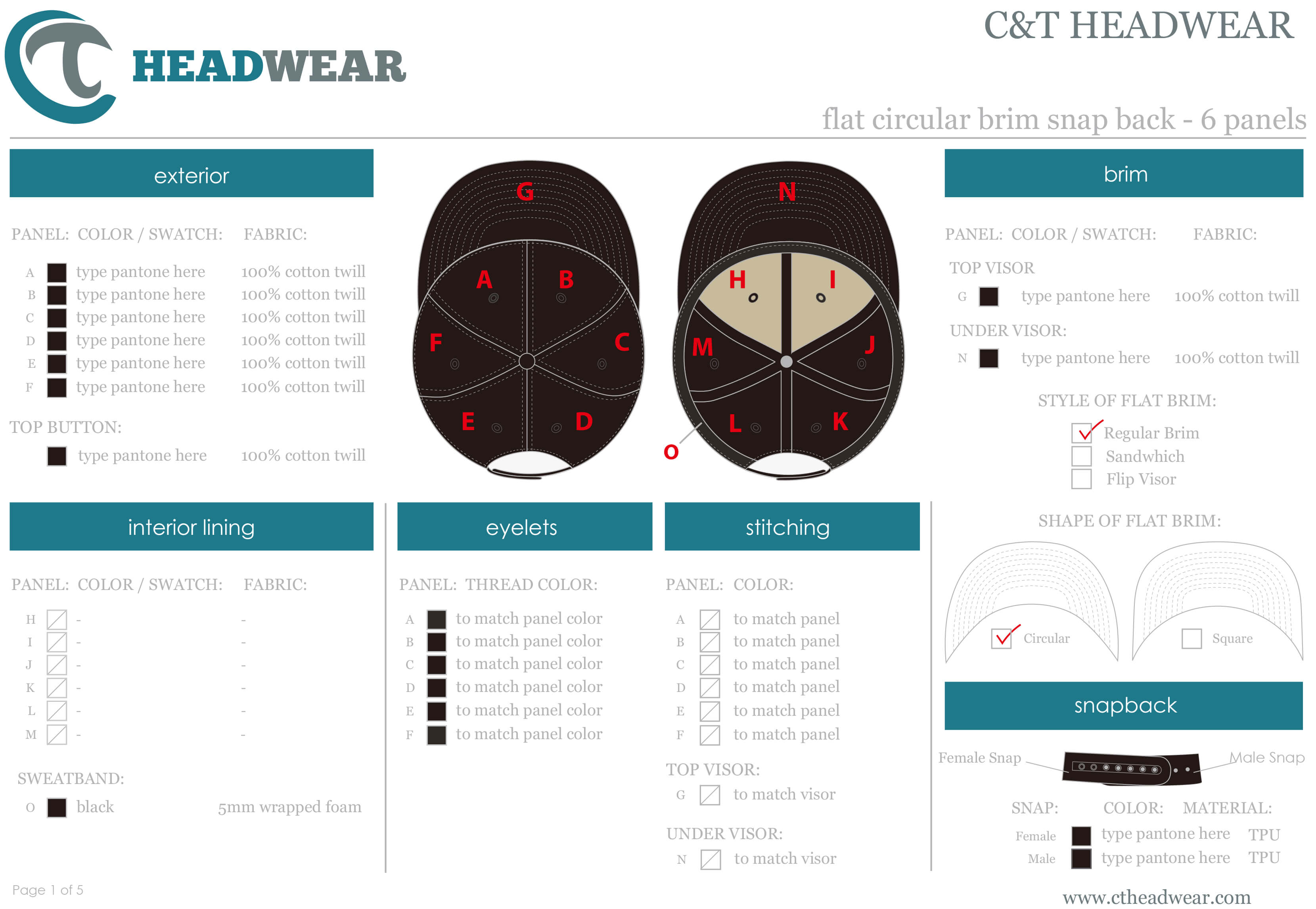 custom cap template