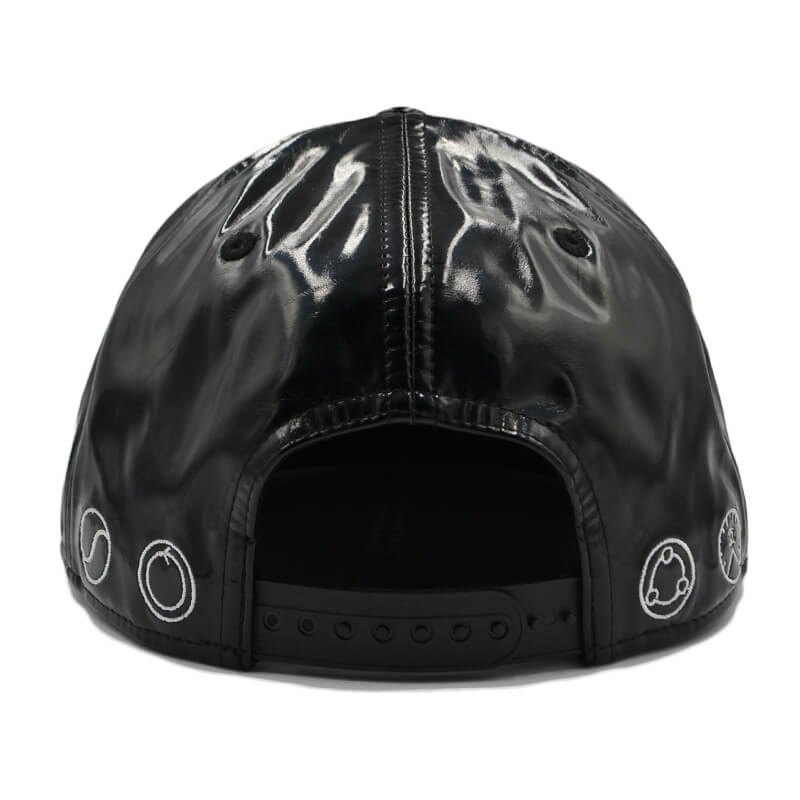 PU leather snapback hats wholesale