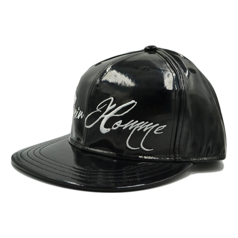 PU leather snapback hats wholesale