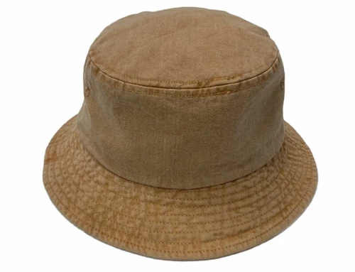 washed solid bucket hats